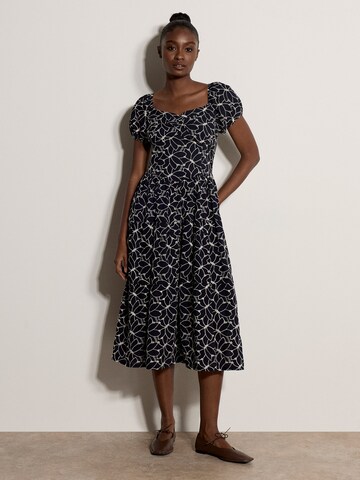Robe ' ' Apricot en bleu : devant