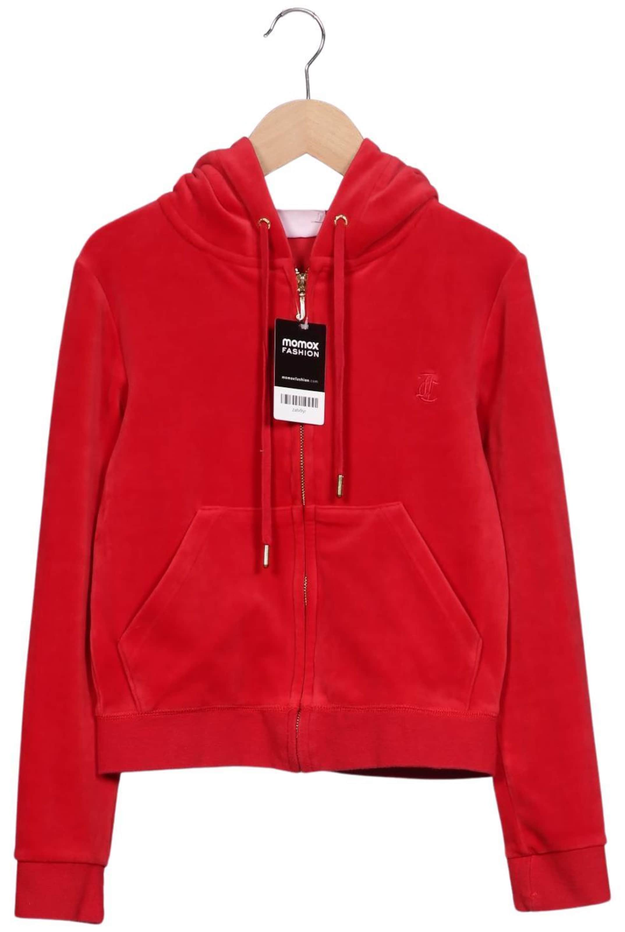 Juicy Couture Kapuzenpullover XS in Rot: Vorderseite