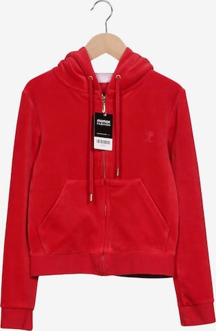 Juicy Couture Kapuzenpullover XS in Rot: Vorderseite