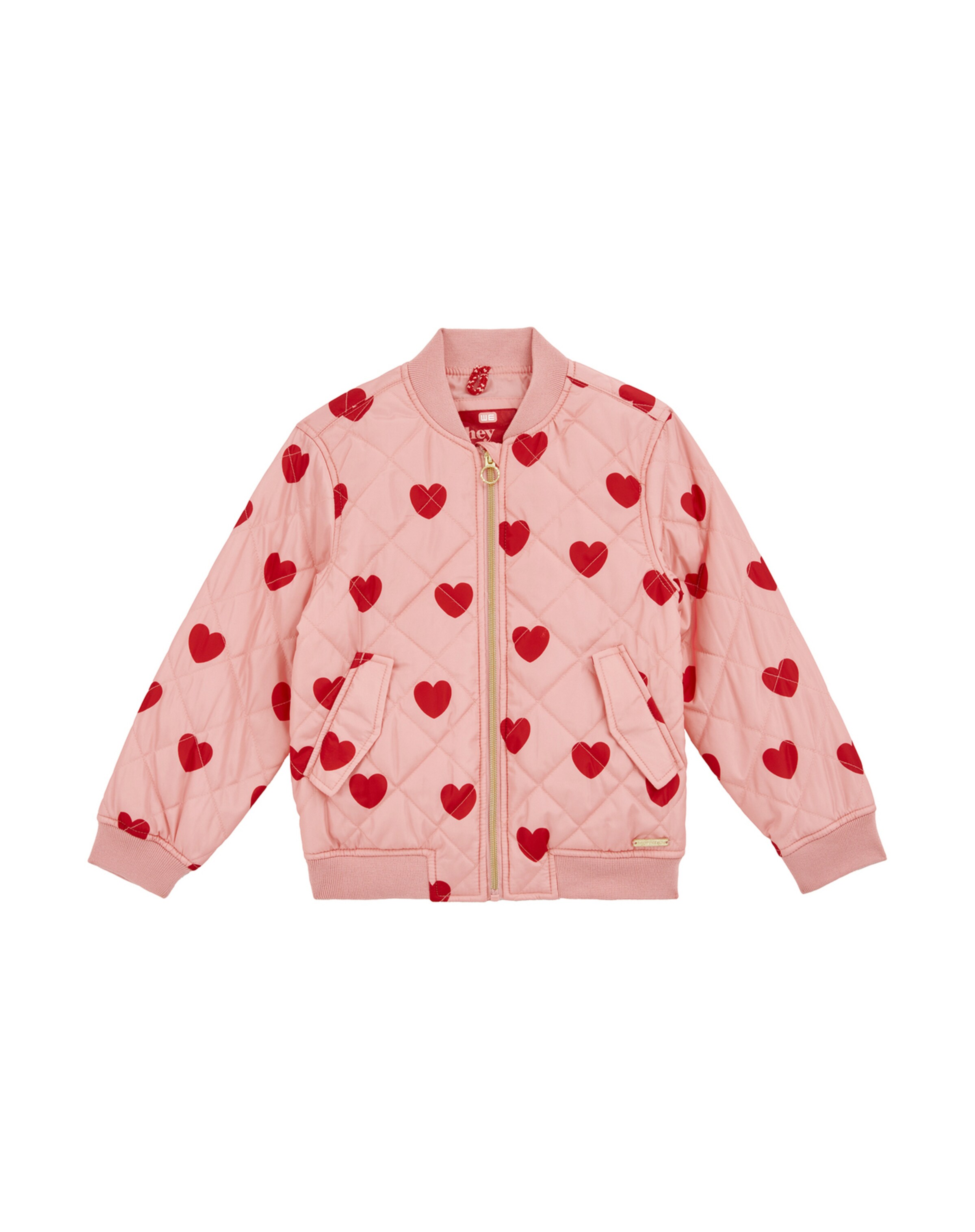 WE Fashion Välikausitakki värissä vaaleanpunainen: etupuoli