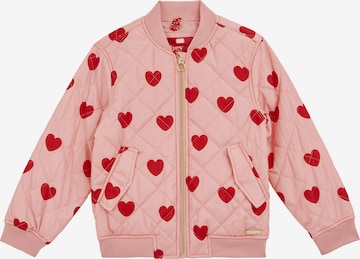 rožinė WE Fashion Demisezoninė striukė: priekis