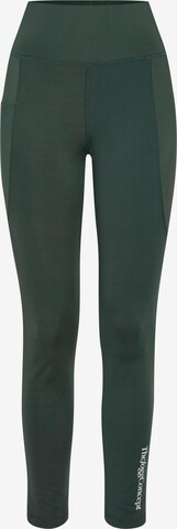 The Jogg Concept Skinny Leggings in Green: front