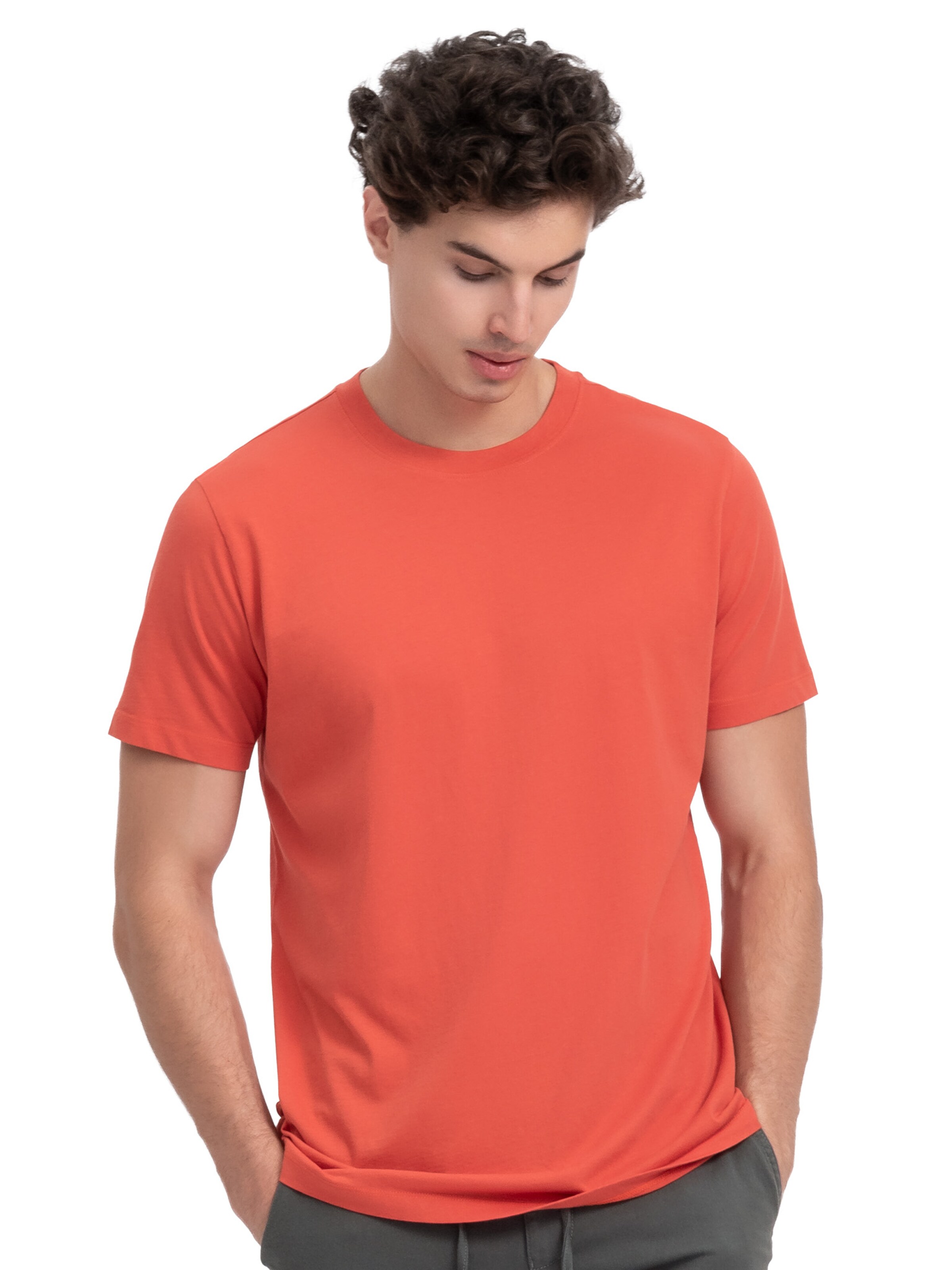 Kaft Shirt in Orange: front