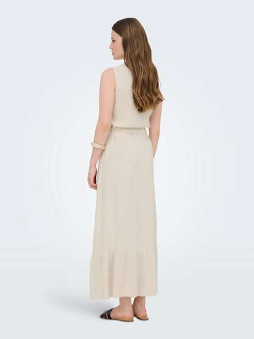 ONLY Shirt Dress 'ONLSIESTA' in Beige