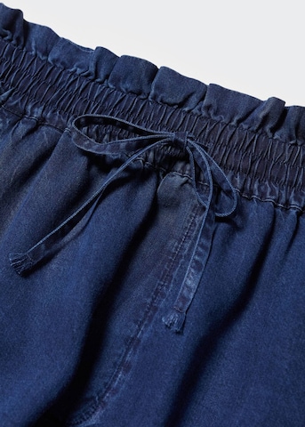 MANGO Regular Pants 'Mykonos' in Blue
