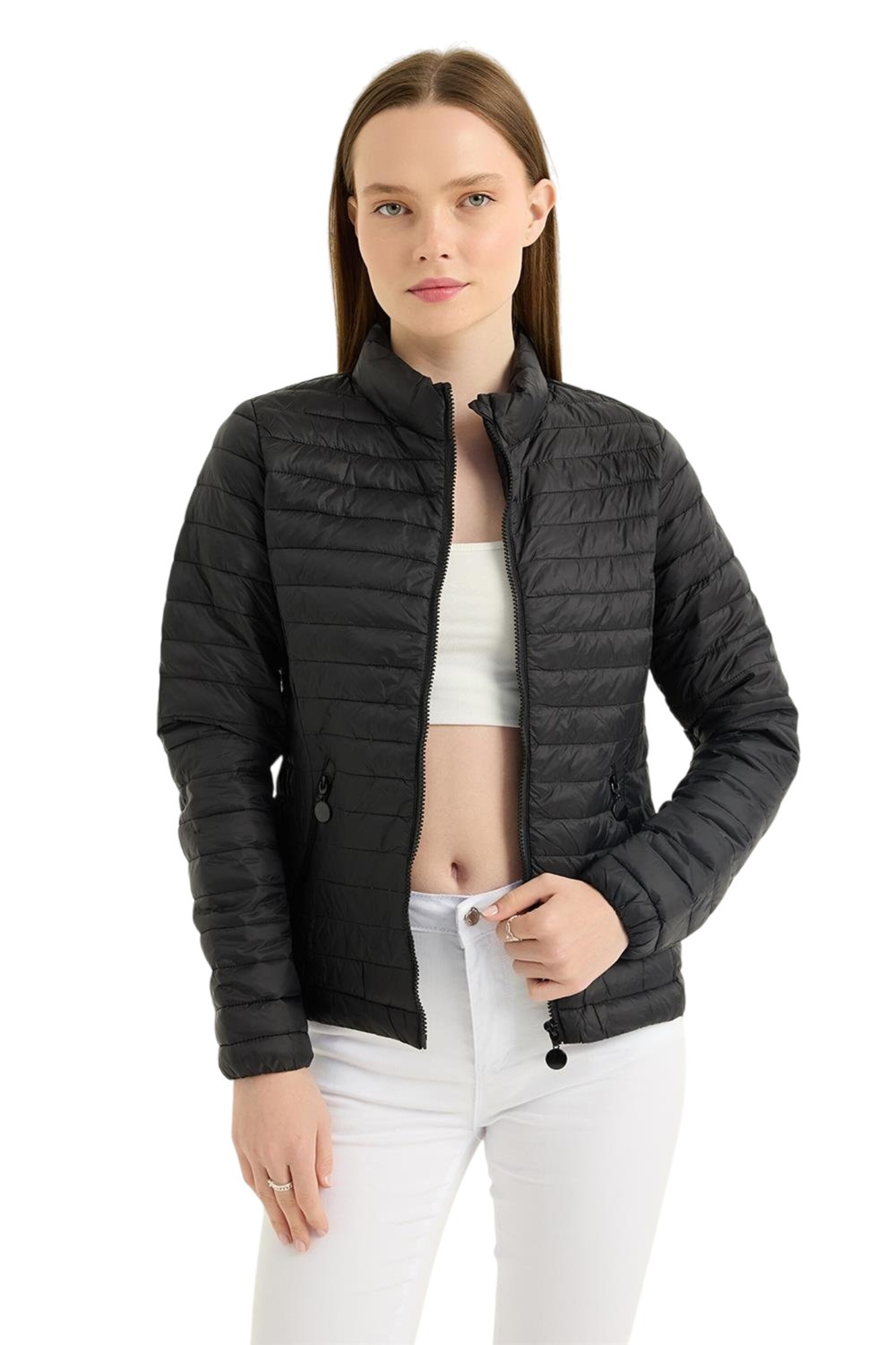 HOME STORE Between-season jacket in Black: front