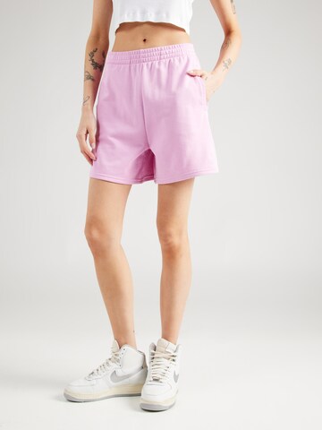 GAP Loose fit Trousers in Pink: front