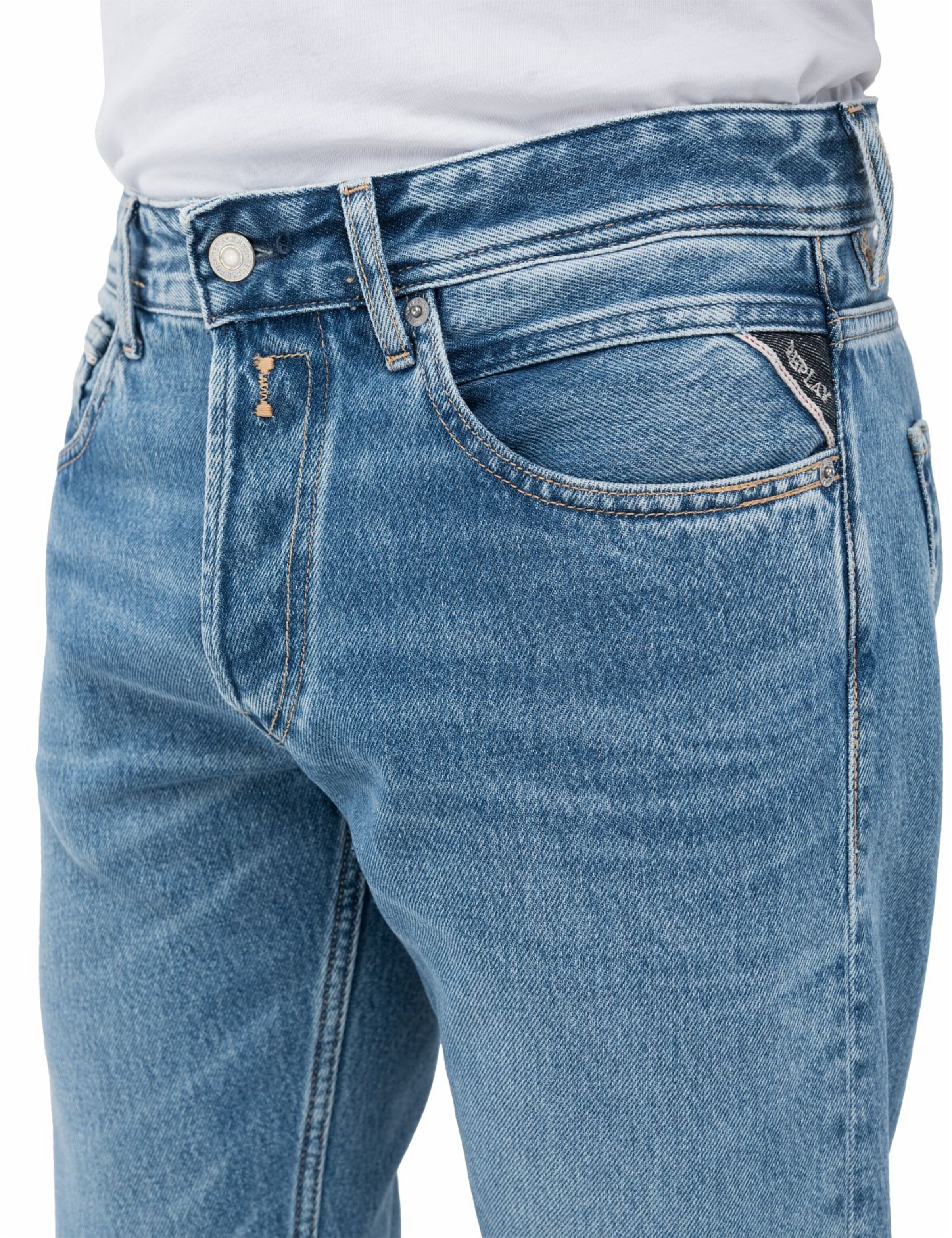 REPLAYregular Traperice 'Grover' - plava boja