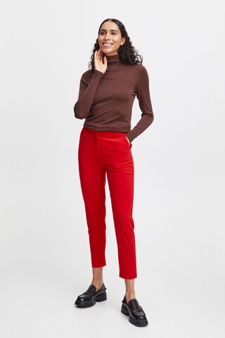 b.young - Slimfit Pantalón chino 'BYDanta ' en rojo