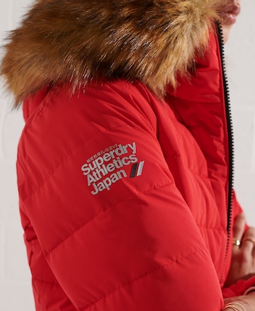 Superdry Steppmantel 'Arctic' in Rot