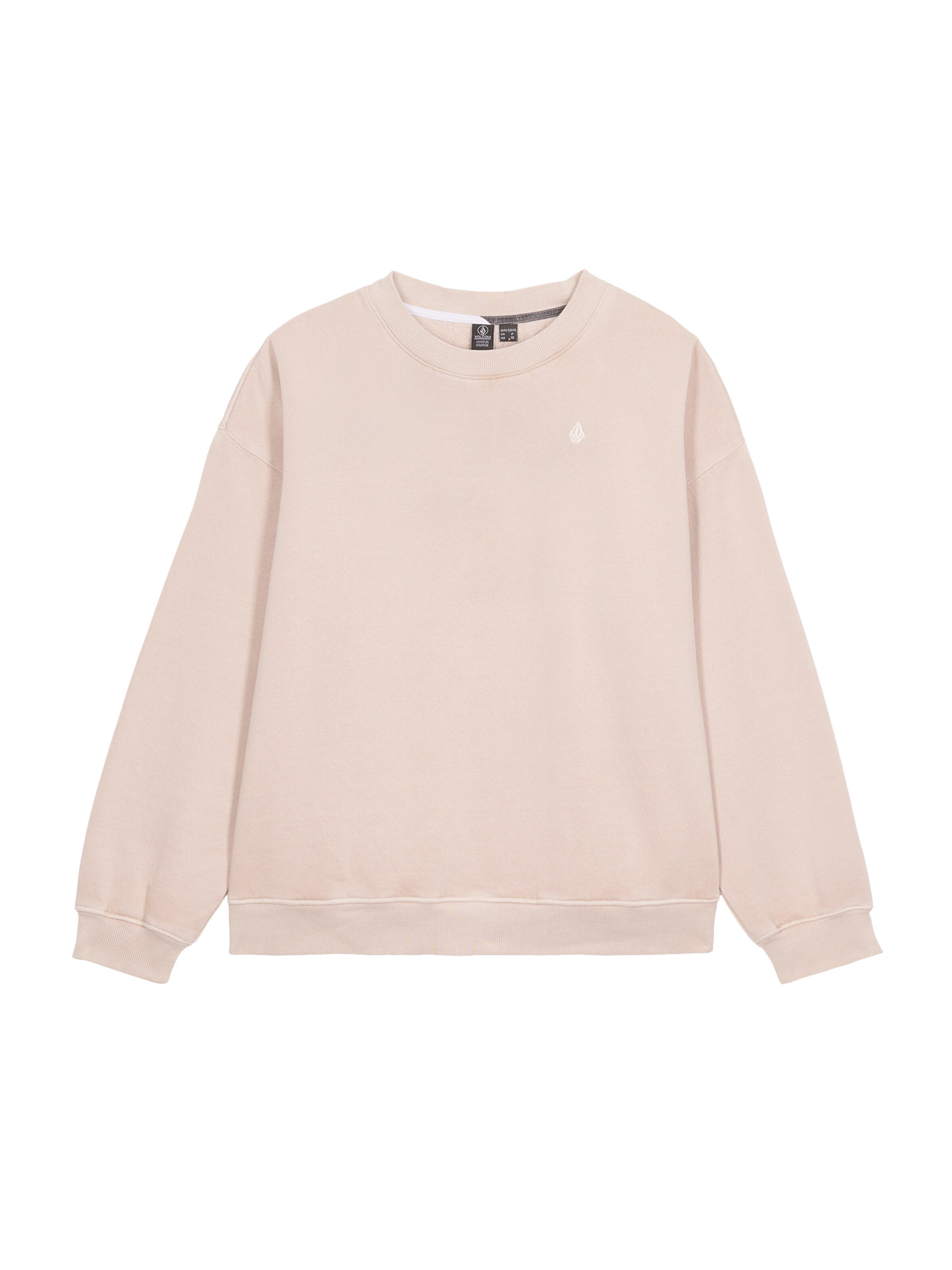 Sweat-shirt Volcom en beige : devant