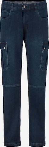 Men Plus Regular Jeans in Blauw: voorkant