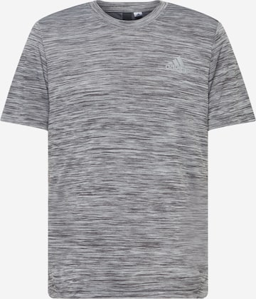 ADIDAS SPORTSWEAR Funkcionalna majica | siva barva: sprednja stran
