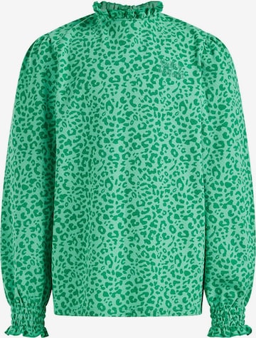 WE Fashion Blouse in Groen: voorkant