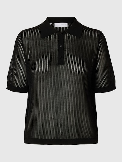 SELECTED Shirt in schwarz, Produktansicht