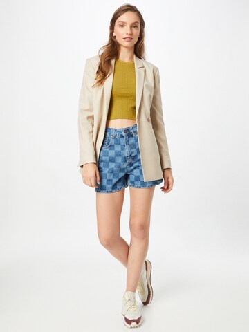 BDG Urban Outfitters - Top de malha em amarelo