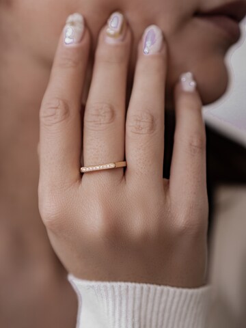 Hey Happiness Ring 'Arc Signet' in Gold