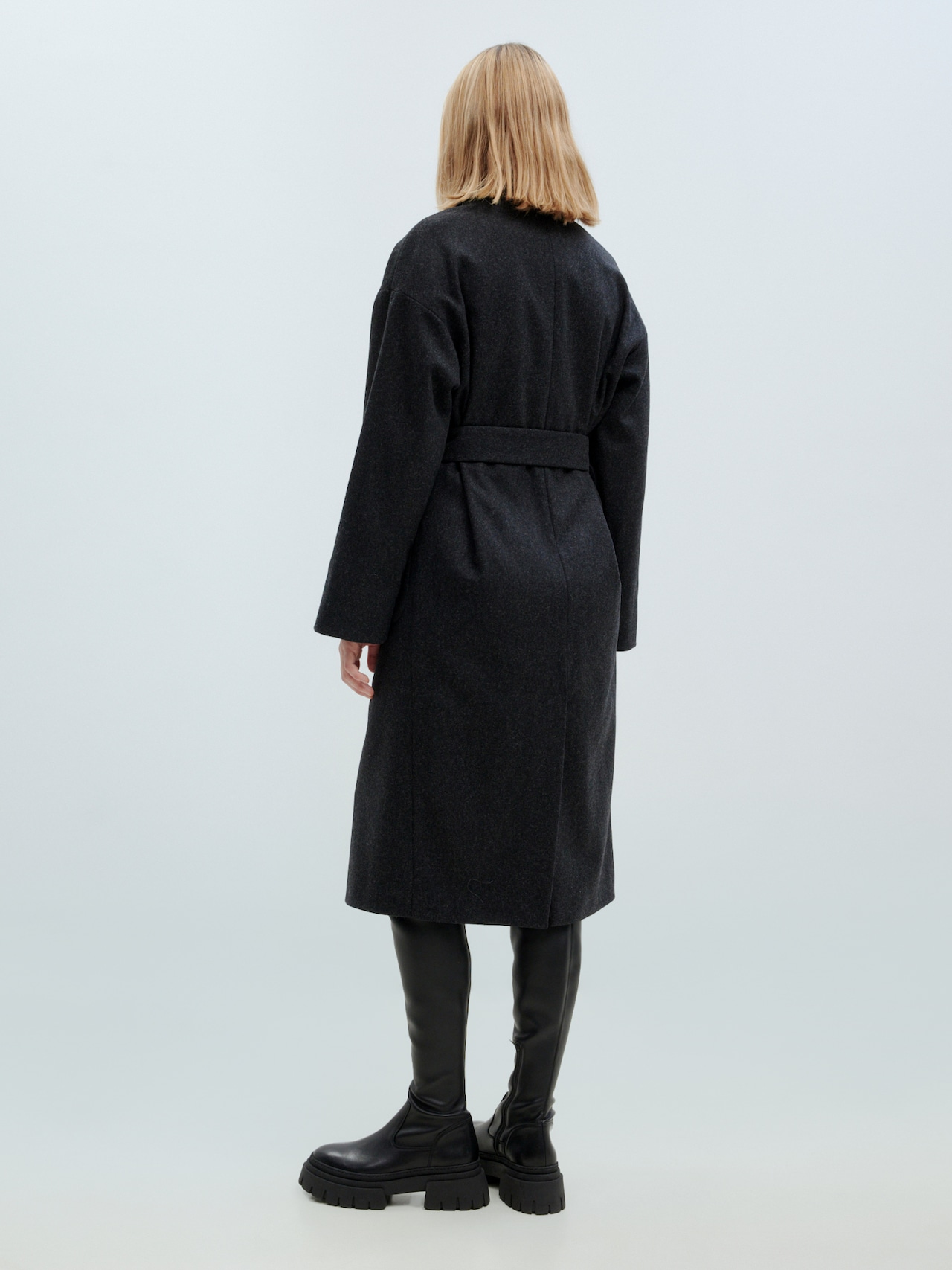 EDITED Produkte Mantel 'Santo' anthrazit