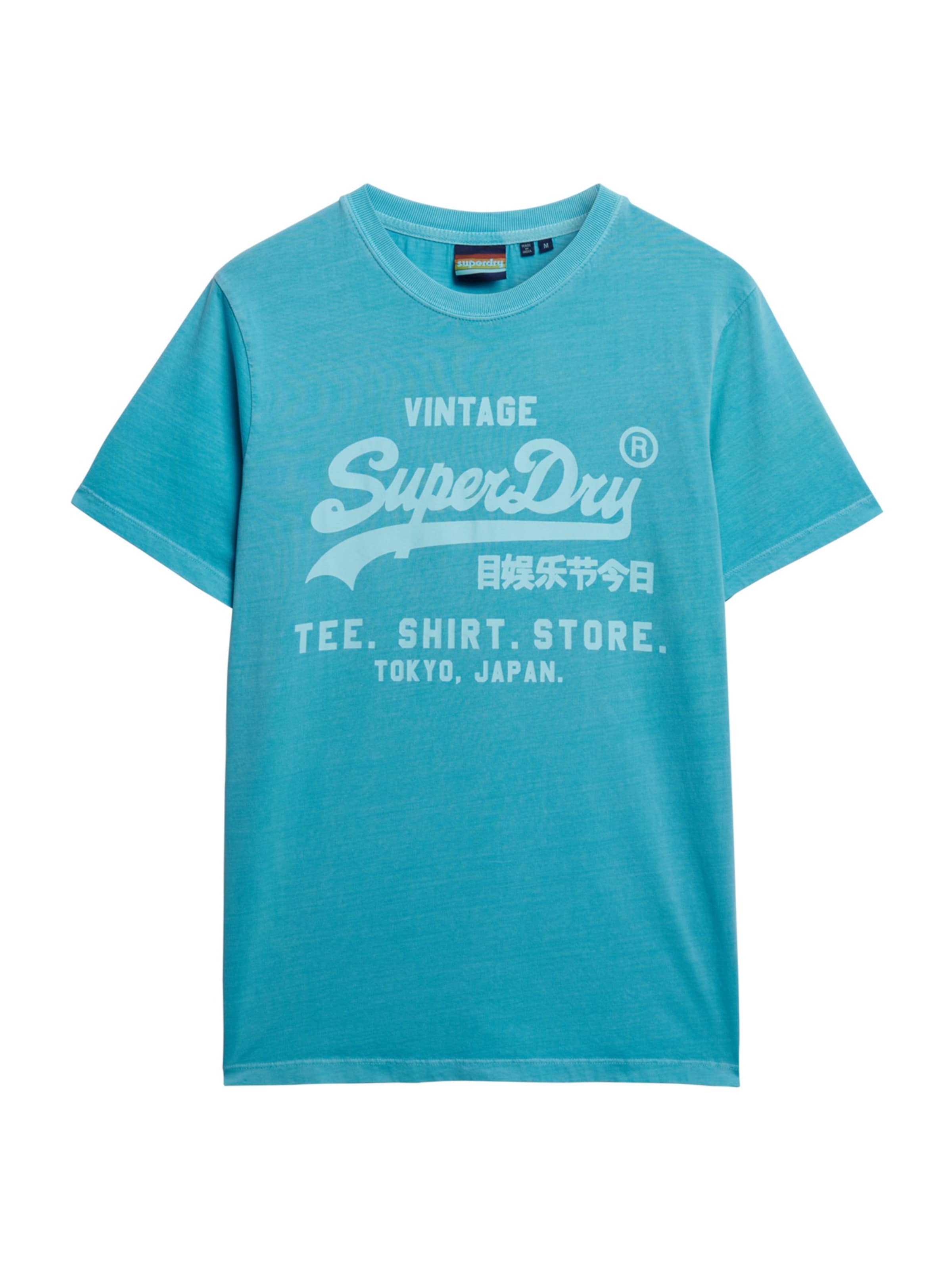 Superdry Shirt in Blauw: voorkant