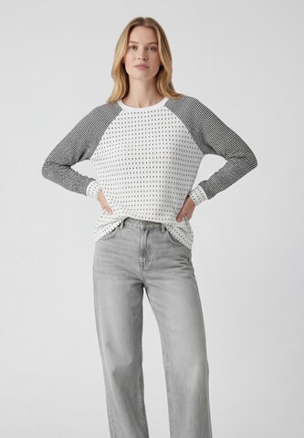 T-shirt usha BLUE LABEL en noir : devant