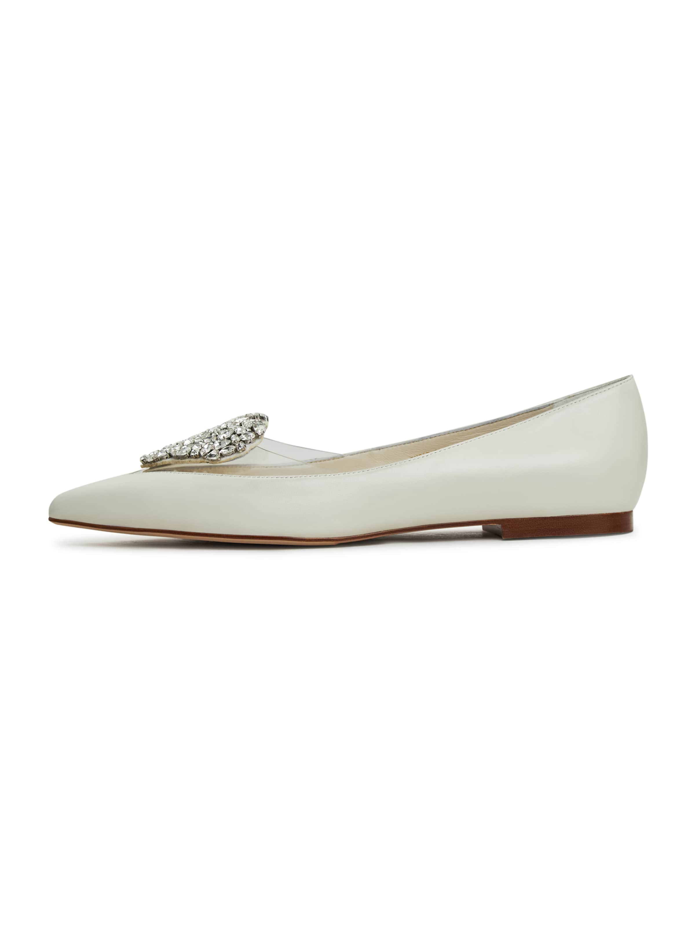CESARE GASPARI Ballerina in Beige: Vorderseite