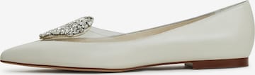 Ballerines CESARE GASPARI en beige : devant