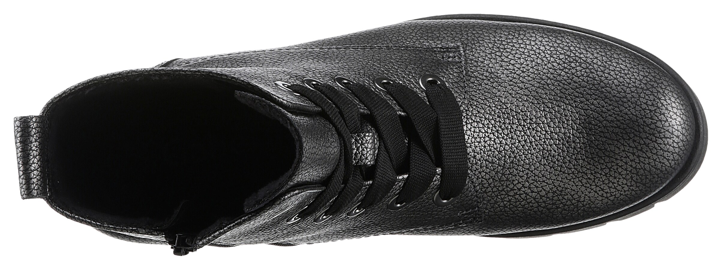 GABOR Lace-up bootie in Grey