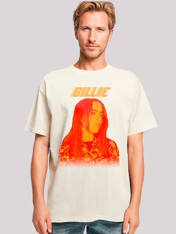 T-Shirt 'Billie Eilish' F4NT4STIC en beige : devant
