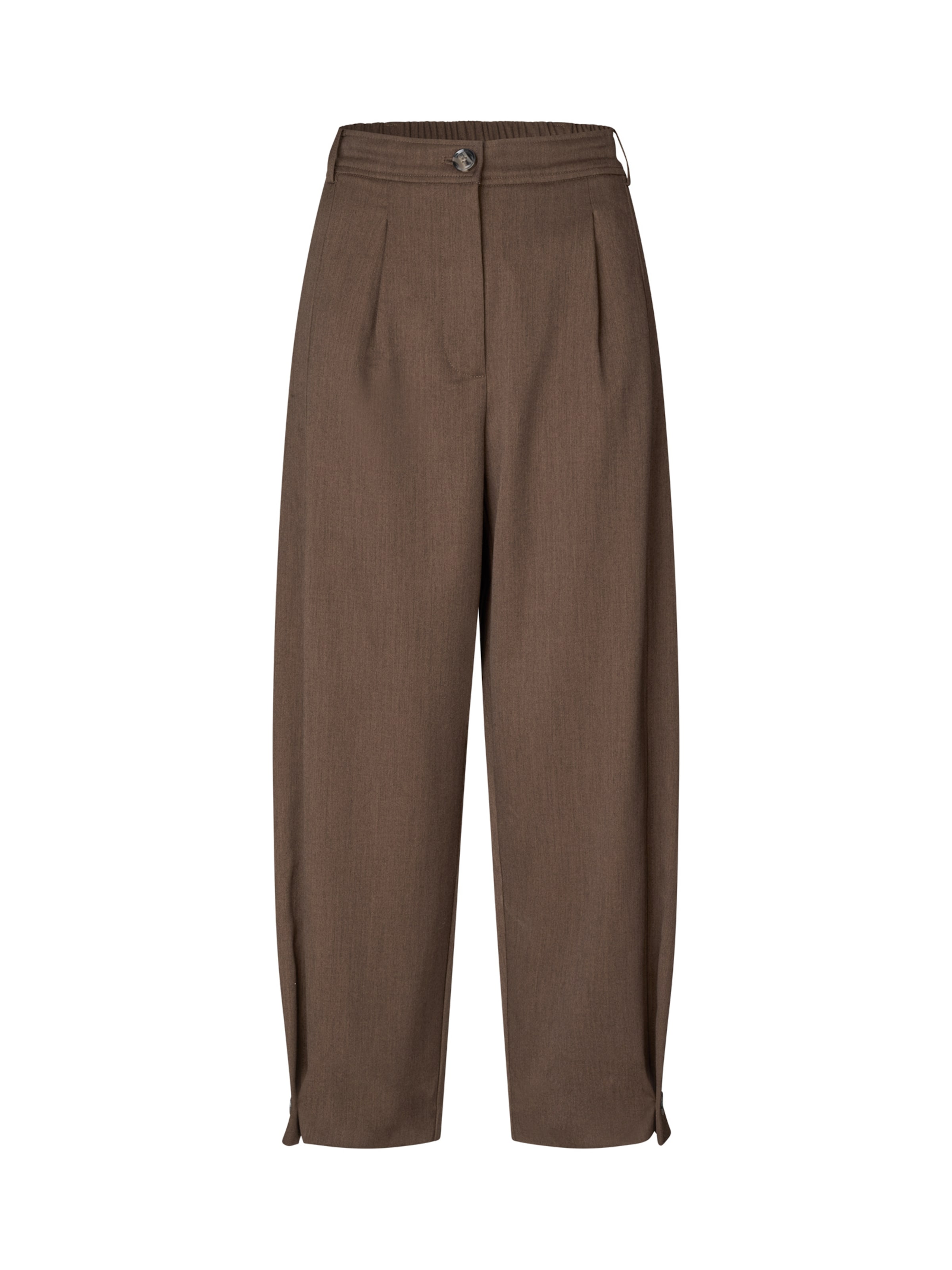 Masai Tapered Trousers 'Punna' in Brown: front