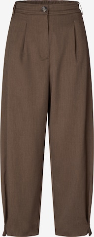 Masai Tapered Trousers 'Punna' in Brown: front