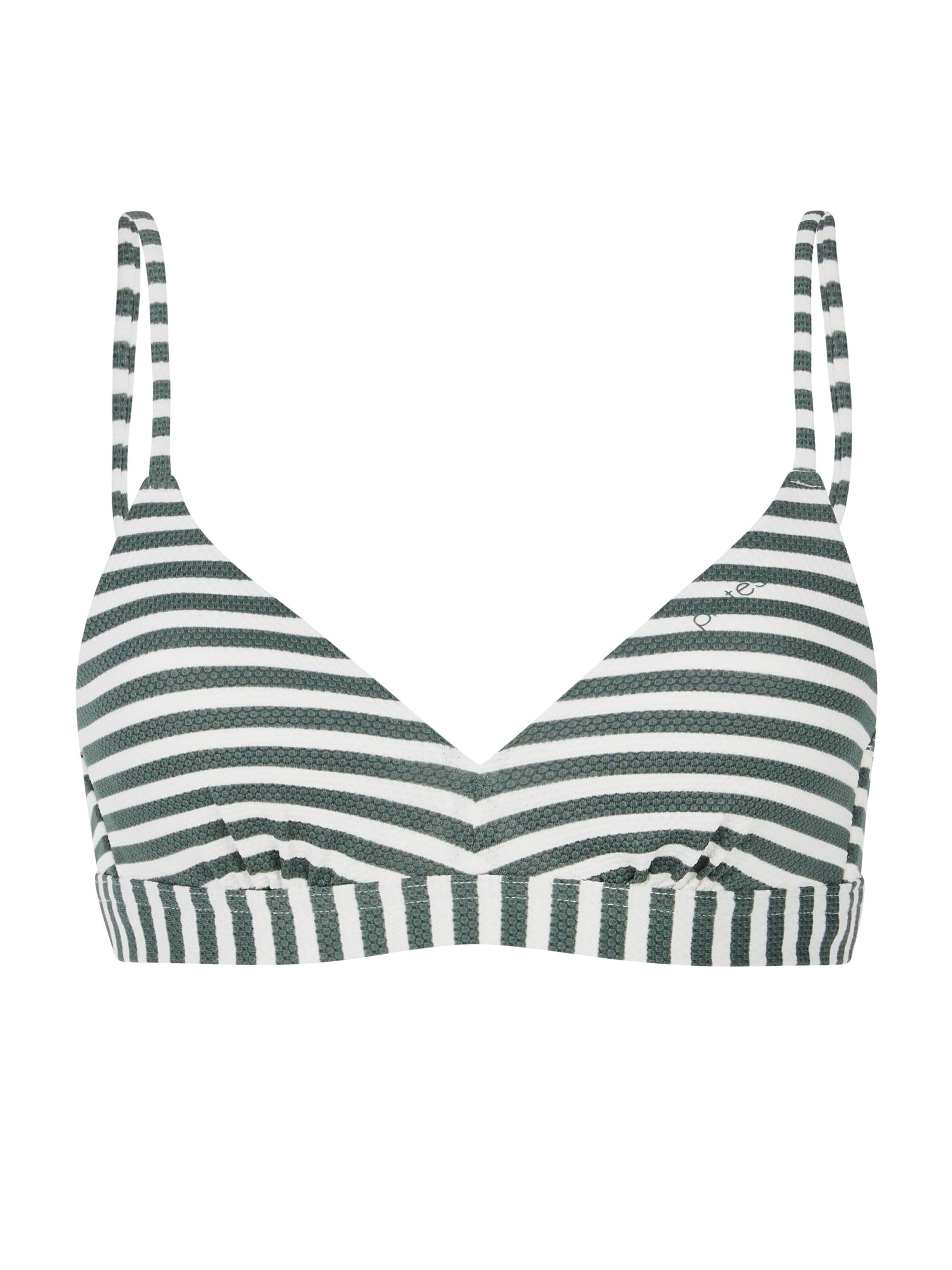 PROTEST Bustier Bikinitop 'MIXAdairol' in Groen: voorkant