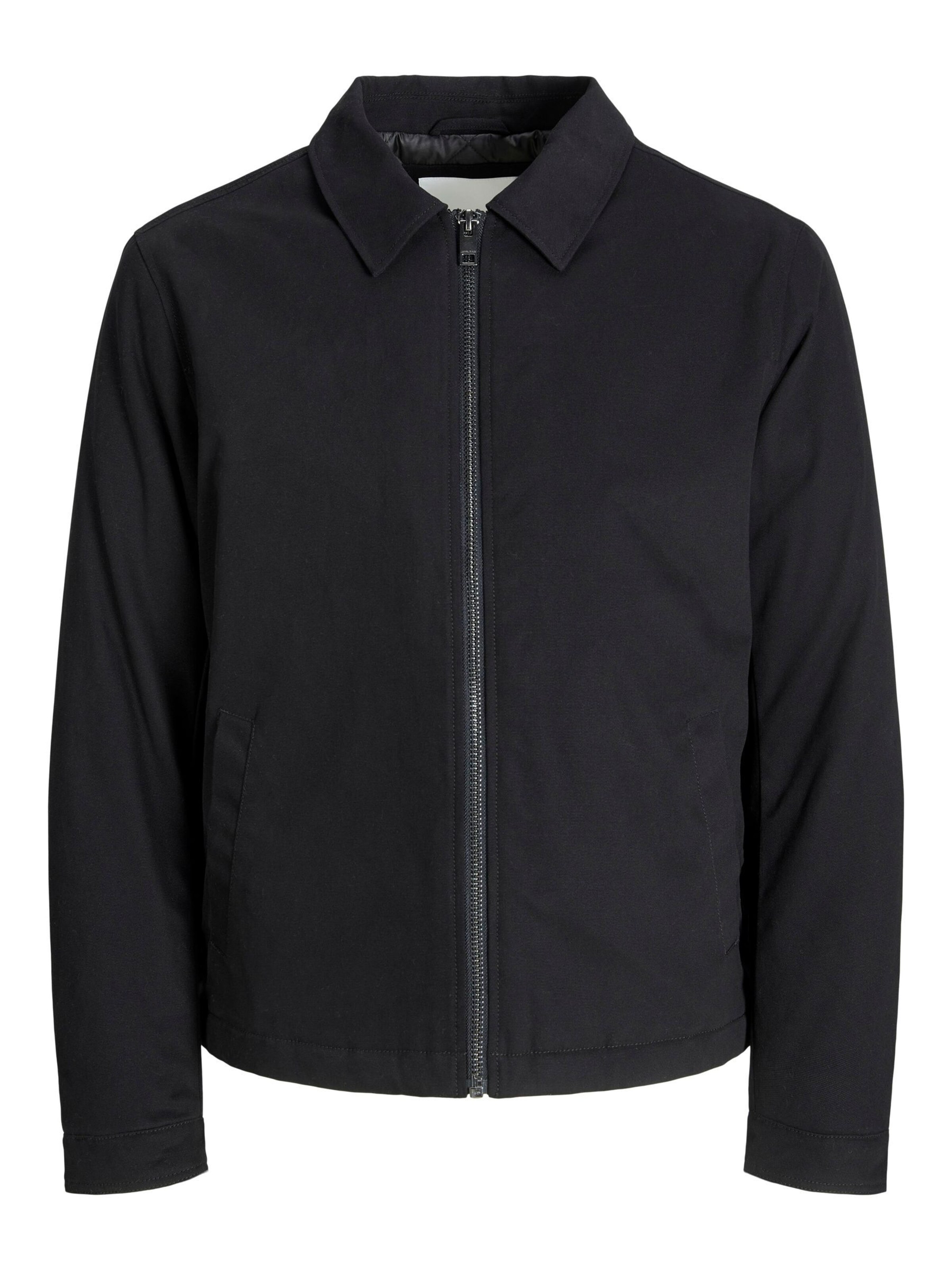 JACK & JONES Přechodná bunda 'JJEDOVER' – černá: přední strana