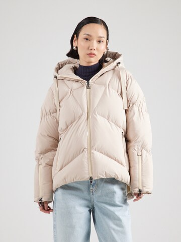 Giacca invernale 'Lou' di No. 1 Como in beige: frontale