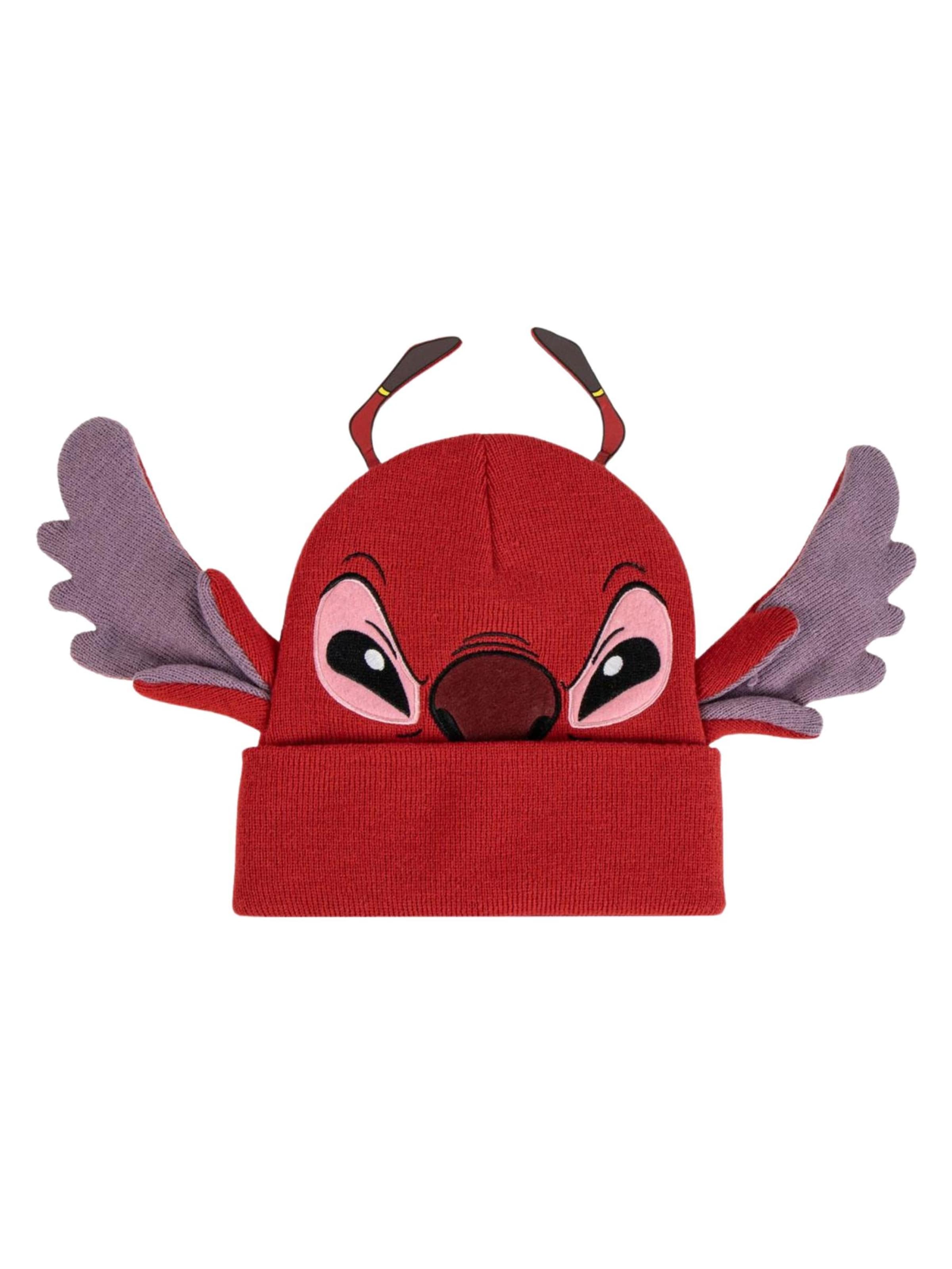 DISNEY Beanie 'Strickmütze mit Punktstich-Muster' in Red: front