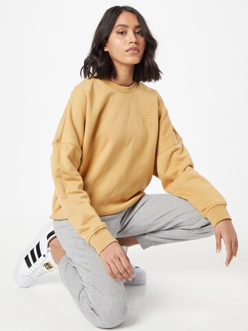 ADIDAS ORIGINALS Sweatshirt 'TREFOIL' i beige