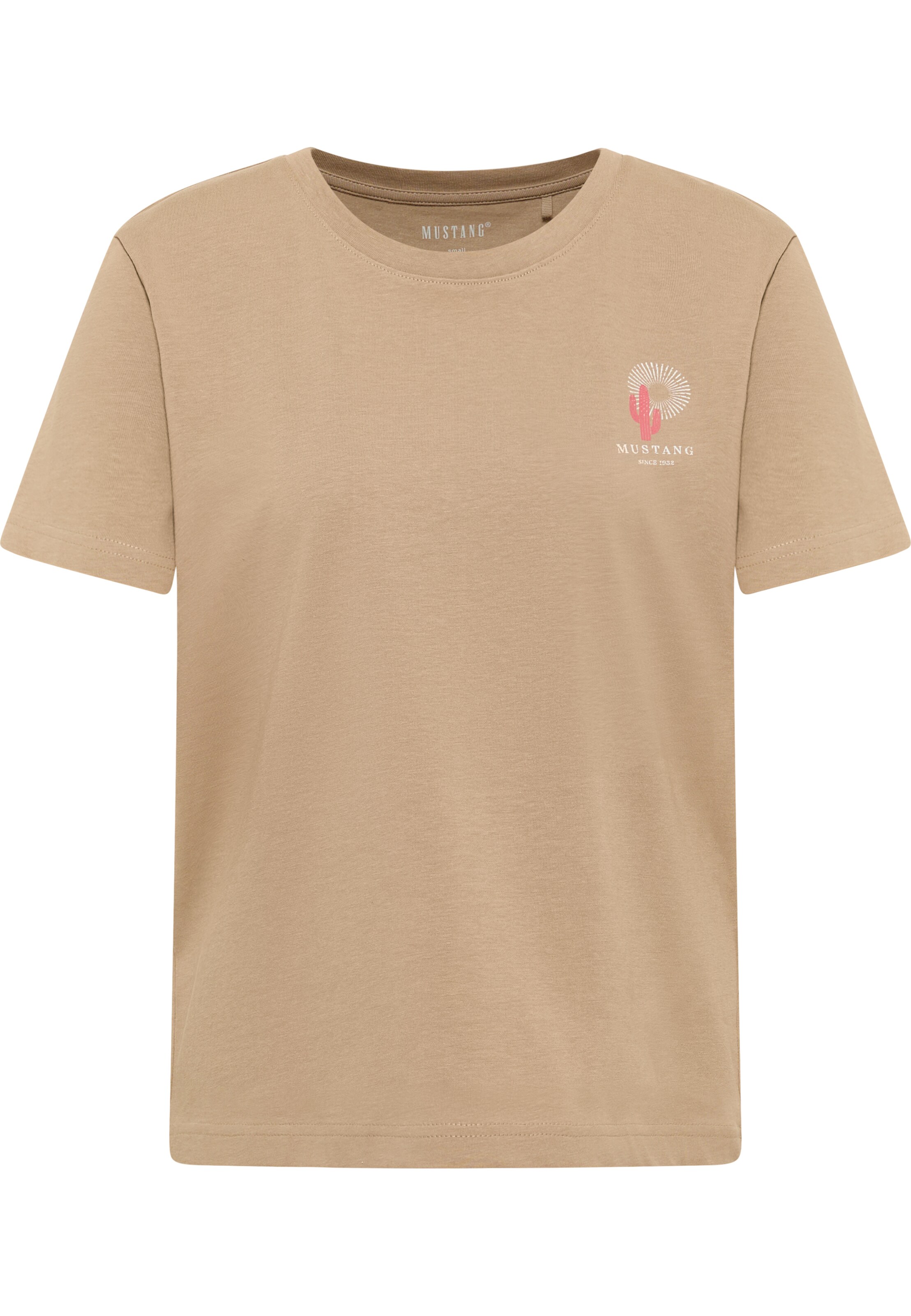 MUSTANG Shirt 'Floris' in Beige