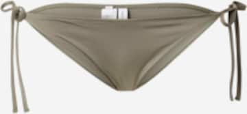 Calvin Klein Swimwear Bikini Bottoms in Green: front