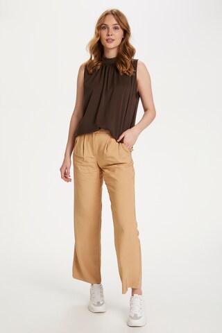 SAINT TROPEZ Blouse 'Aileen' in Brown