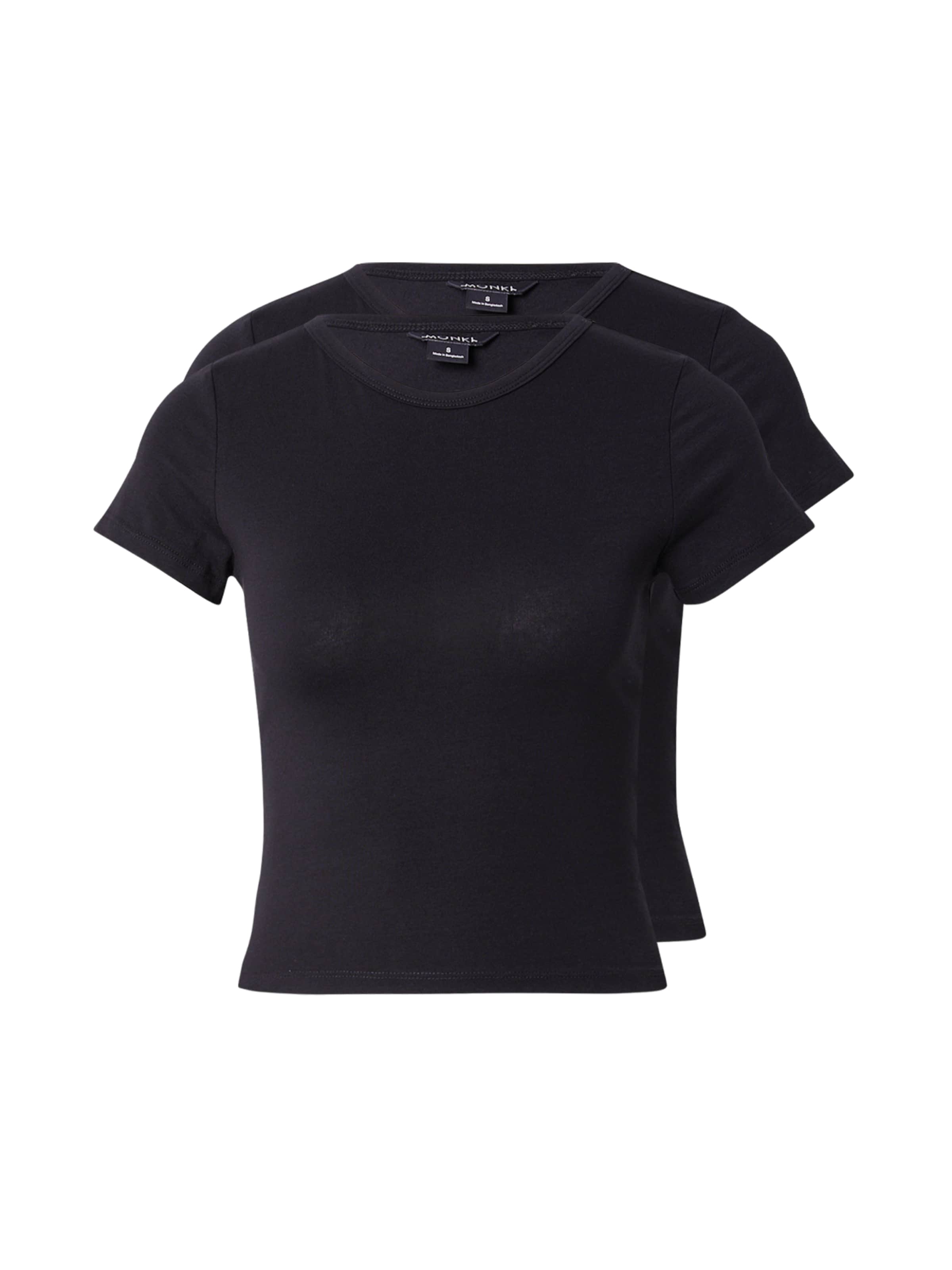 Monki Футболка в Черный: спереди