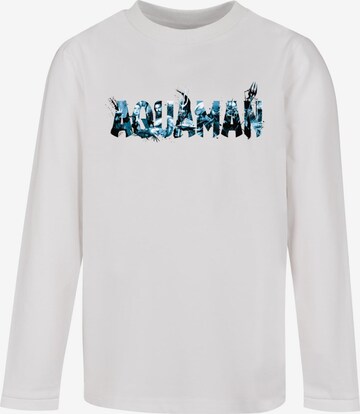 ABSOLUTE CULT Shirt 'Aquaman' in Wit: voorkant