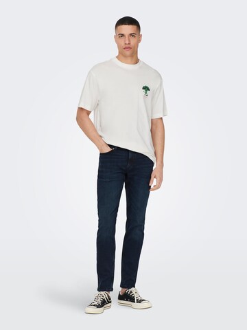 Only & Sons Tričko 'LOGAN' – bílá