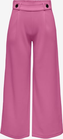 JDY - Pierna ancha Pantalón plisado 'GEGGO' en rosa: frente