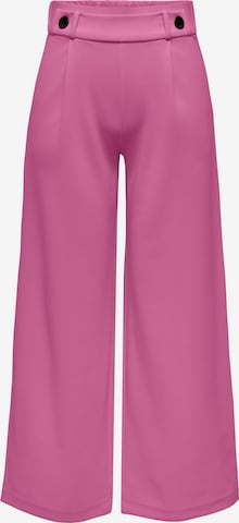 JDY Wide Leg Hose 'GEGGO' in Pink: predná strana