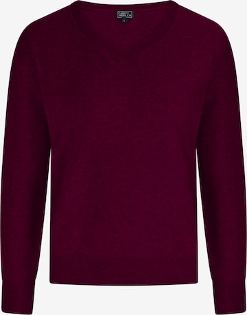 Pull-over CASH-MERE.CH en rouge : devant