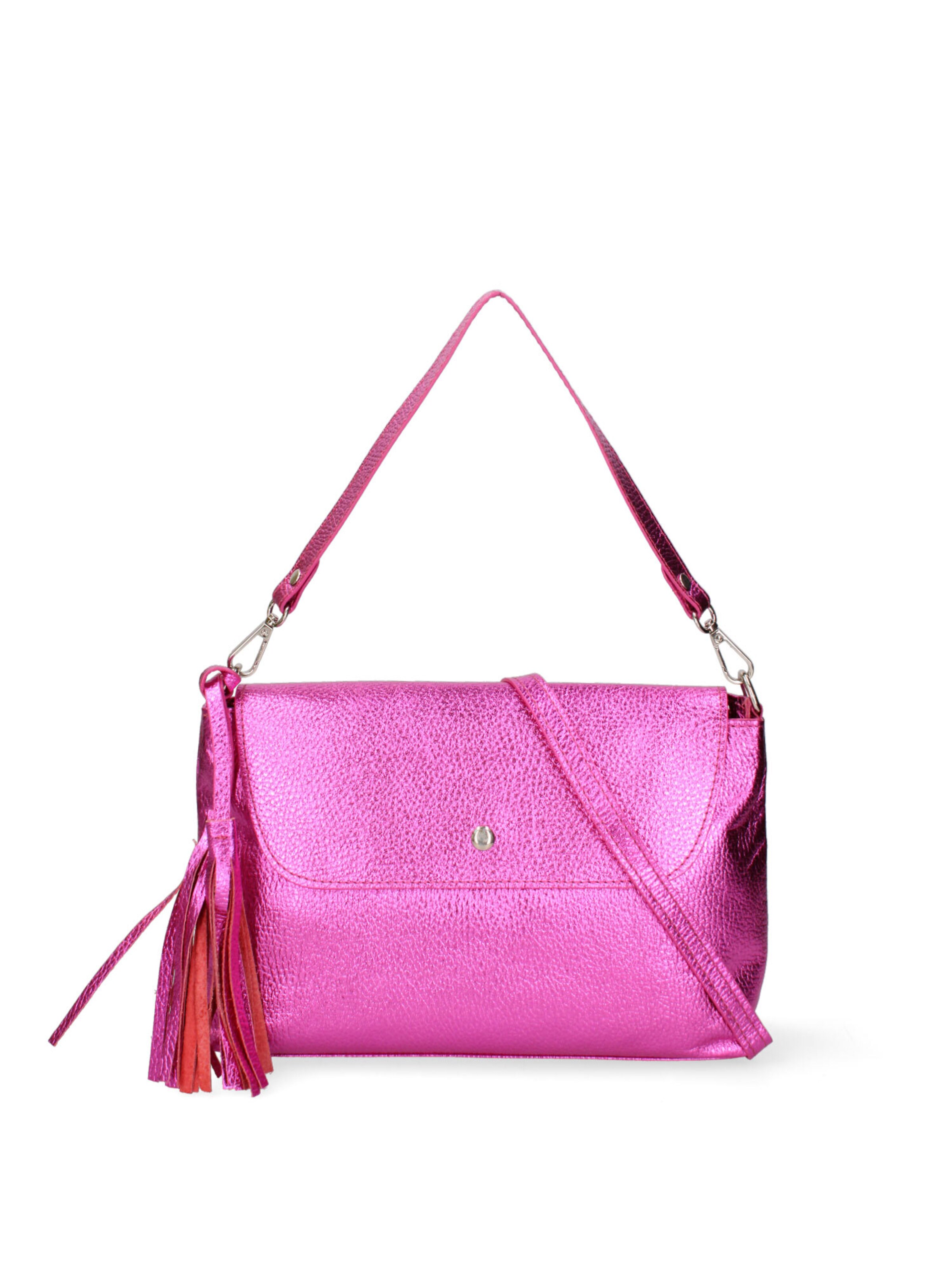 Borsa a spalla di Gave Lux in rosa: frontale