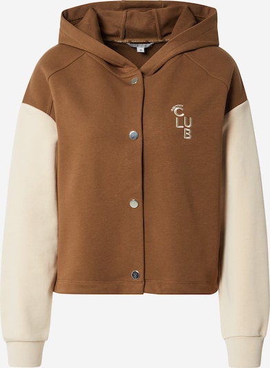 comma casual identity Sweat jacket in Cream / Brown, Item view