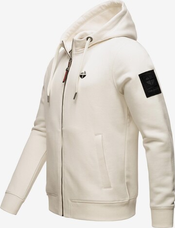 STONE HARBOUR Sweat jacket 'Billy Joy' in White