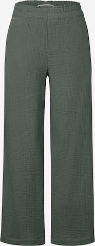 STREET ONE Wide Leg Hose in Grün: Vorderseite