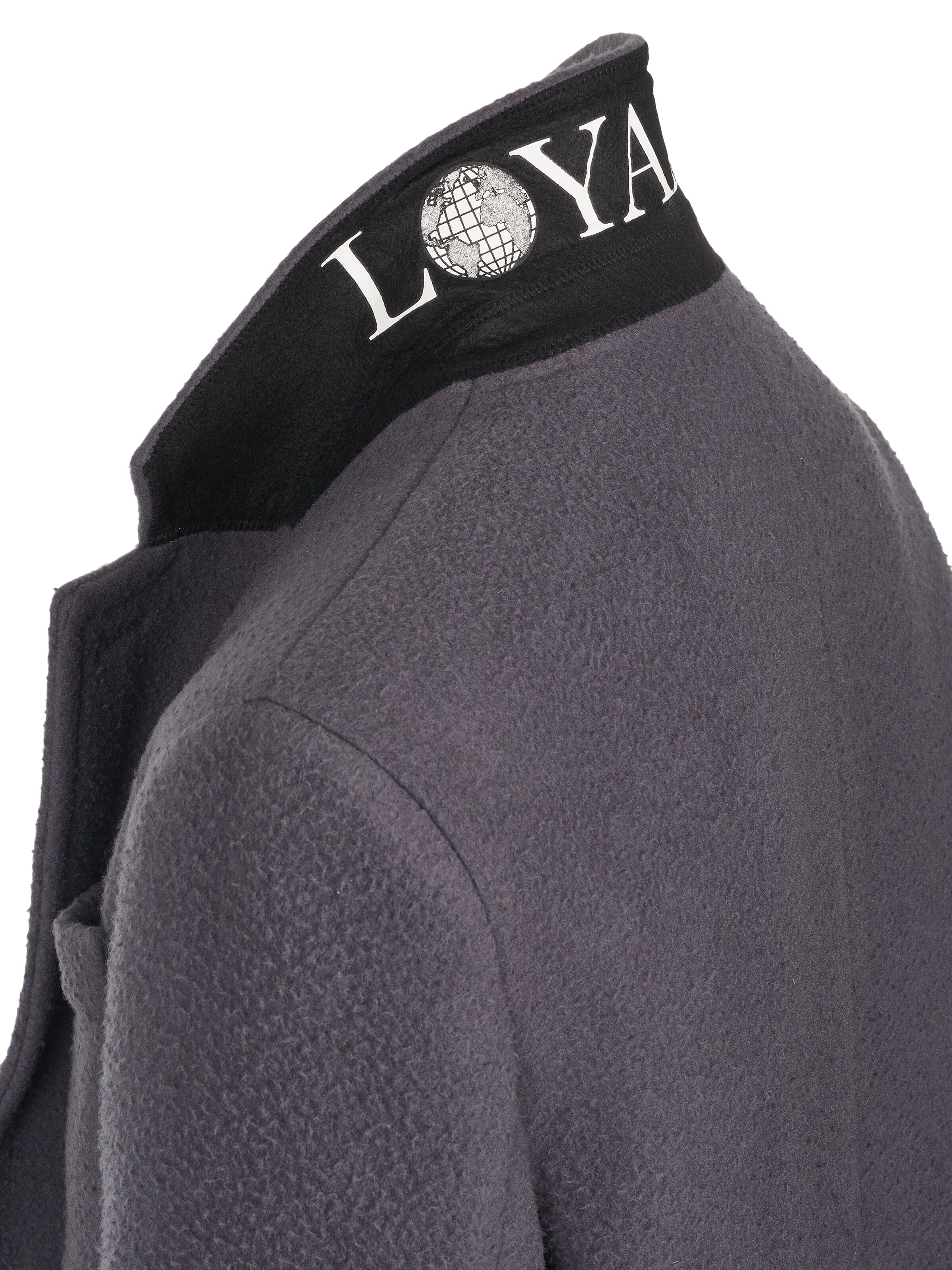 TOMMY HILFIGER Between-seasons coat 'Tommy Hilfiger x Lewis Hamilton Mantel' in Grey