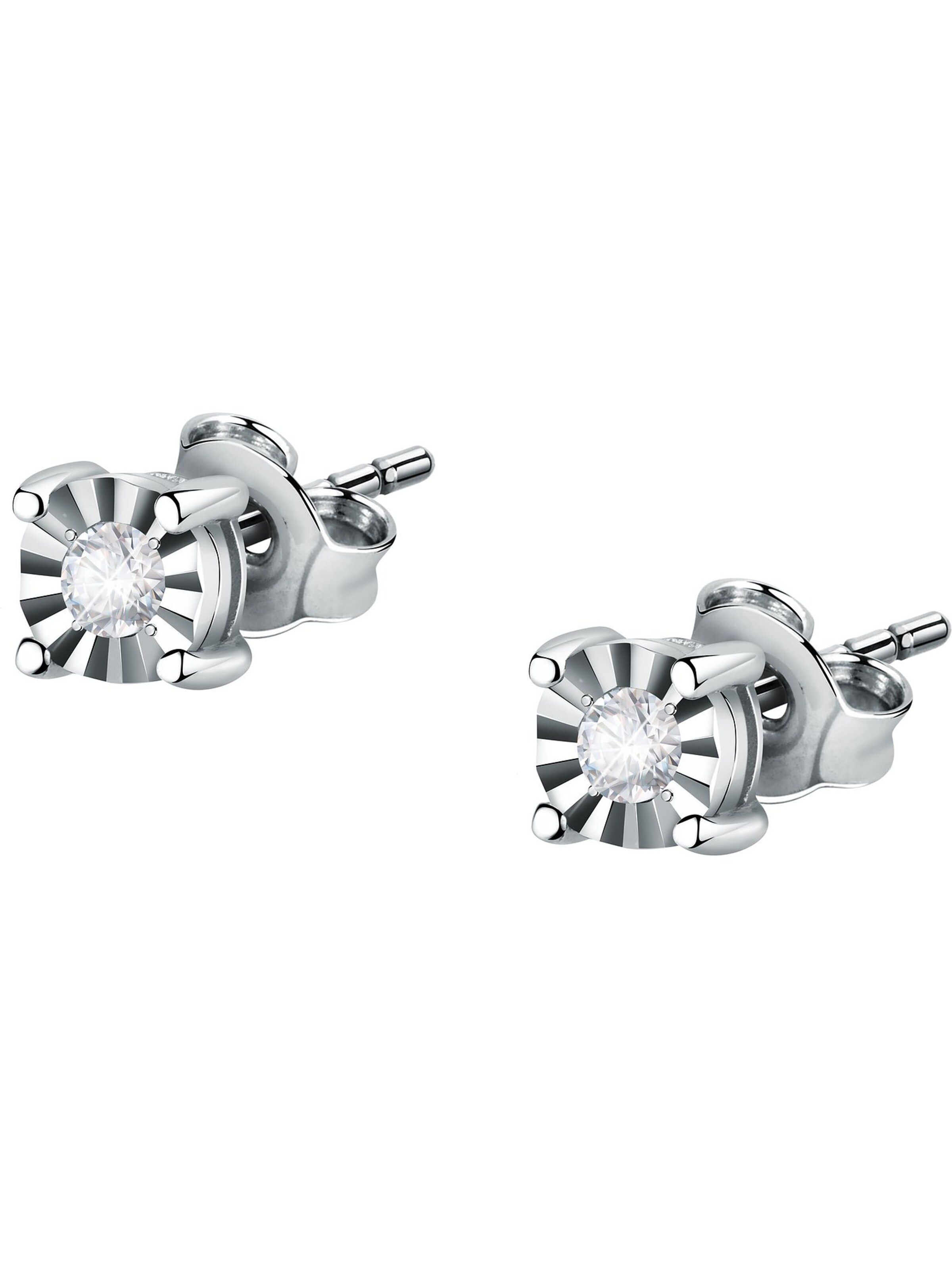 CHRIST Ohrringe in Silber: Vorderseite